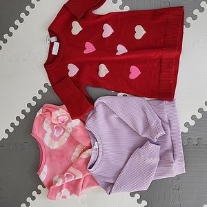Toddler girl 2T sweater bundle